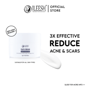 ILEESH Face Cream 5g (Night Cream) - Reduce Acne And Scars