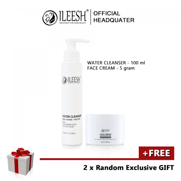 ILEESH Water Cleanser And Face Cream
